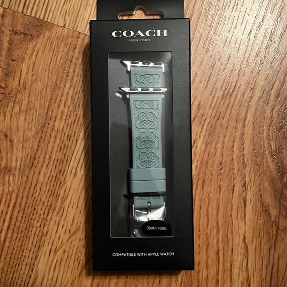 Coach Wearables Coach Apple Watch Band Light Blue Poshmark